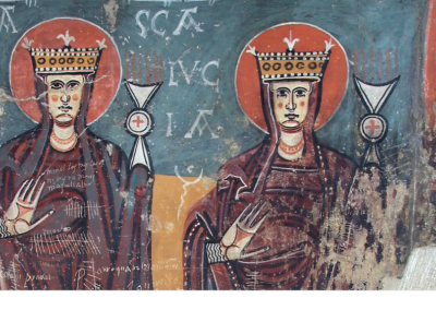 Pintura mural Santa Eulàlia d'Estaon